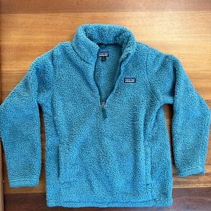 Patagonia girls quarter zip fleece pullover